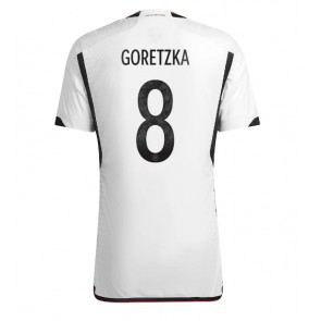 Lacne Muži Futbalové dres Nemecko Leon Goretzka #8 MS 2022 Krátky Rukáv - Domáci